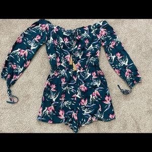 Xhilaration off the shoulder romper L